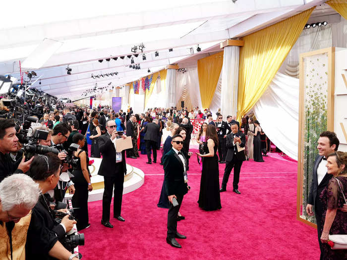 The 50,000-square-foot red carpet alone costs $24,700.