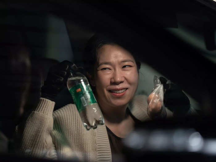 Yeom Hye-ran plays housekeeper Kang Hyeon-nam, who helps Dong-eun in exchange for the killing of her own husband. She does not appear during the group