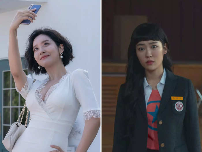 Cha Joo-young and Song Ji-woo play adult and teenage Choi Hye-jeong, a flight attendant.