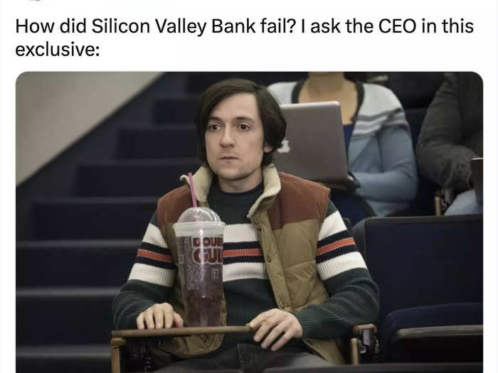 Meme following Silicon Valley Bank