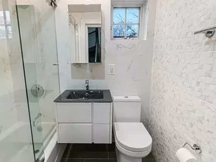 One of three full baths in the $2.1 million home.