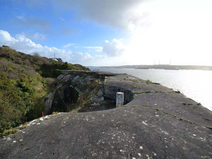 Further rooms are yet to be accessed, according to the agent, including a submarine spotting station and caponier, or sunken corridor.