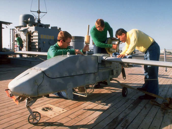 In 1991, the US used its own drone called the Pioneer during the Gulf War. While these drones were primarily used to convey enemy locations, it also videoed Iraqi soldiers as they surrendered in a historic first.