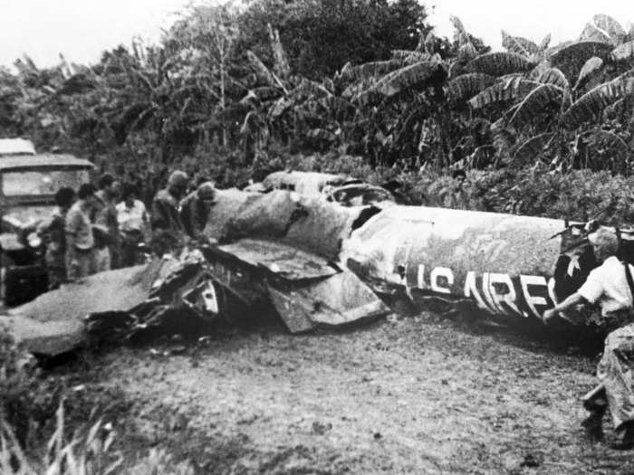 The U-2 was flown by a US Air Force major named Rudolf Anderson Jr., who flew over the site 13 days later and was shot and killed by Russian missiles.