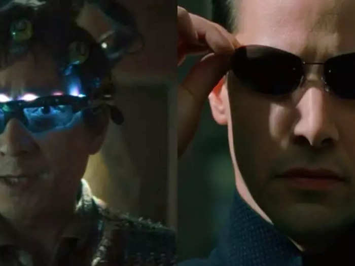 The movie references "The Matrix" multiple times.