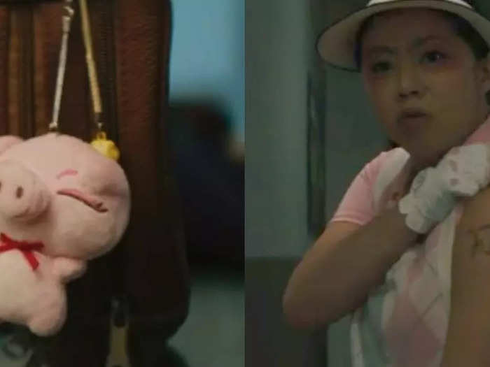 Pigs are referenced or shown several times in the movie, especially by Joy and Jobu.