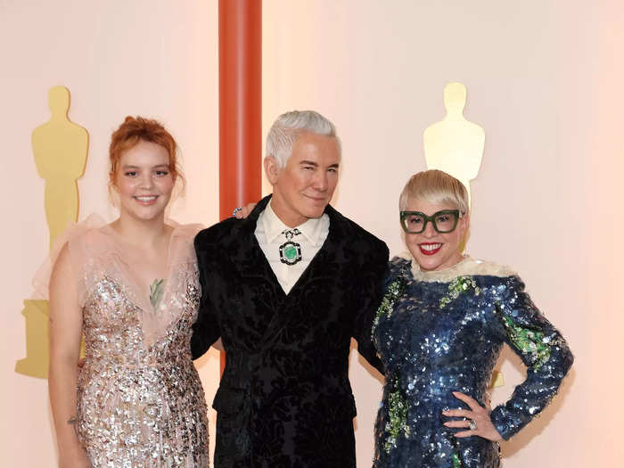 Baz Luhrmann, Catherine Martin, and their daughter Lilian Amanda