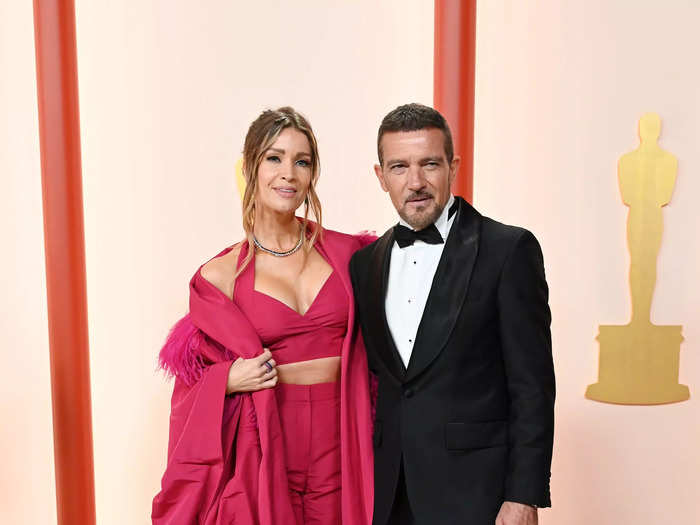 Antonio Banderas and Nicole Banderas