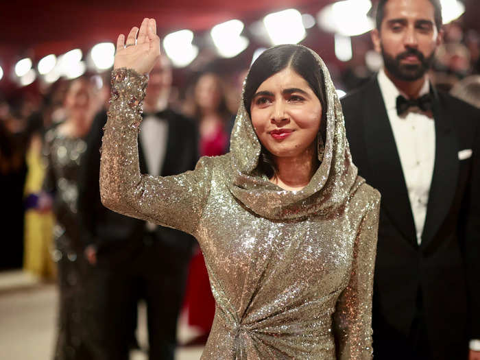 Activist and Nobel Peace Prize winner Malala Yousafzai told reporters on the red carpet she was most excited to see Rihanna.