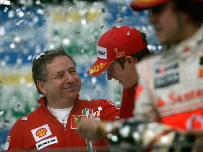 With the success Ferrari had, Todt was eventually named CEO, and later, a special advisor for the team.