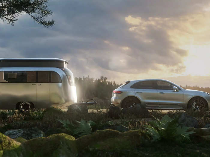 Besides being easy to store, the concept was also designed to be more aerodynamic than existing Airstream trailers. It