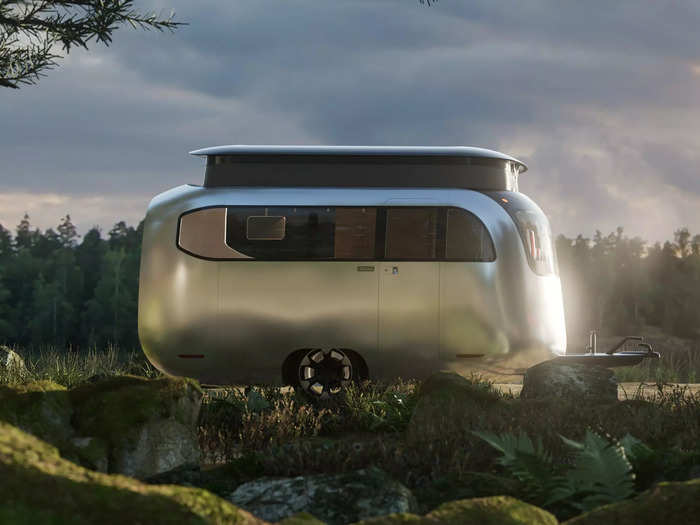 Airstream has brought a Porsche flair to its latest concept travel trailer.