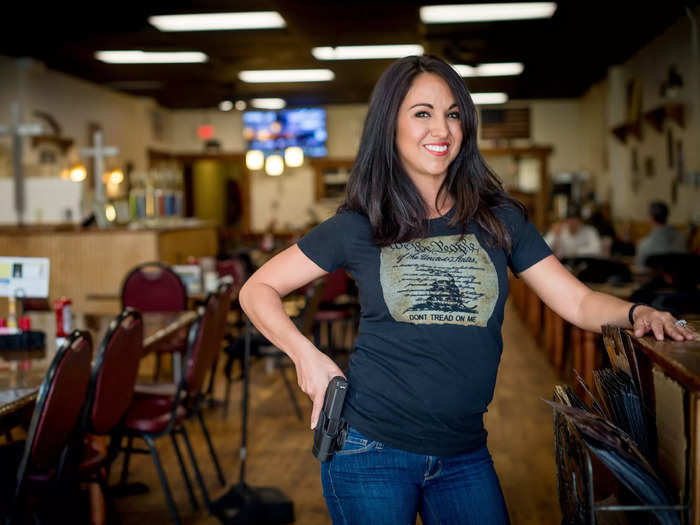 May 2013: The Boeberts opened Shooters Grill, a gun-themed restaurant where waitstaff carried firearms as they served patrons.