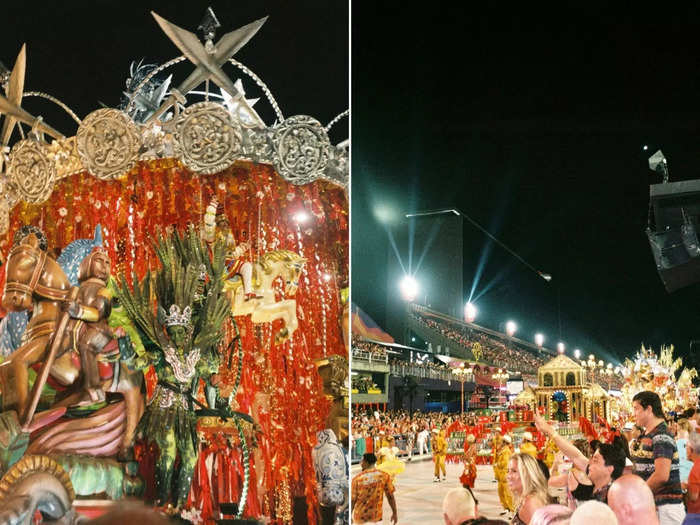 I was shocked to learn that dancers practice for a year to be in the parade, and the floats take months to create. I felt a sense of pride for the hard work that local artists put into making Carnival happen.