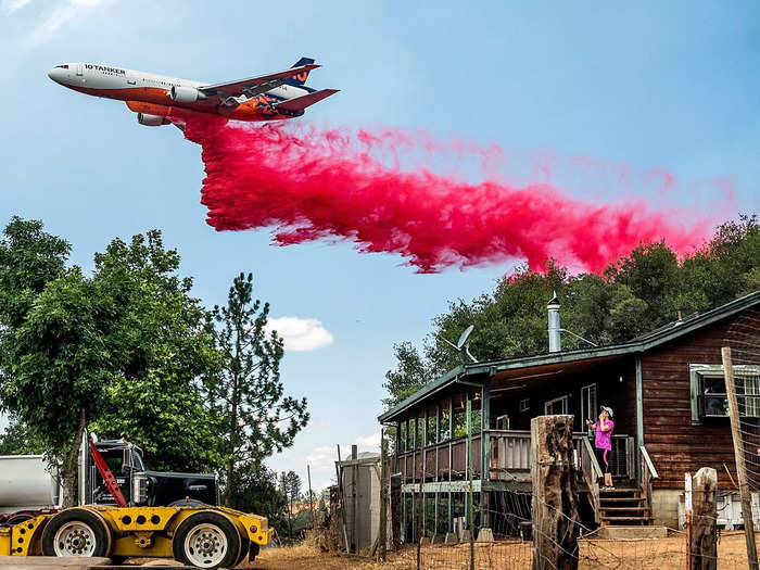 To combat the fires, there are the traditional methods like spraying fire retardant. In 2020 and 2021, the Forest Service used about 50 million gallons of the substance.