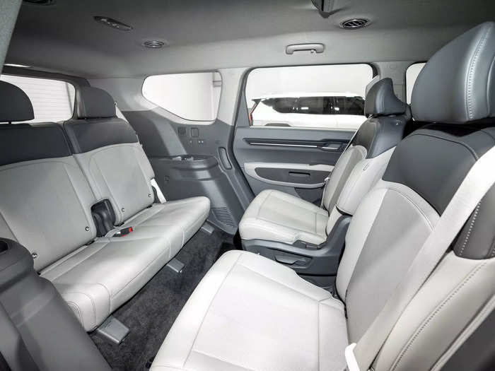 One neat quirk: The second-row seats will be able to swivel 180 degrees.