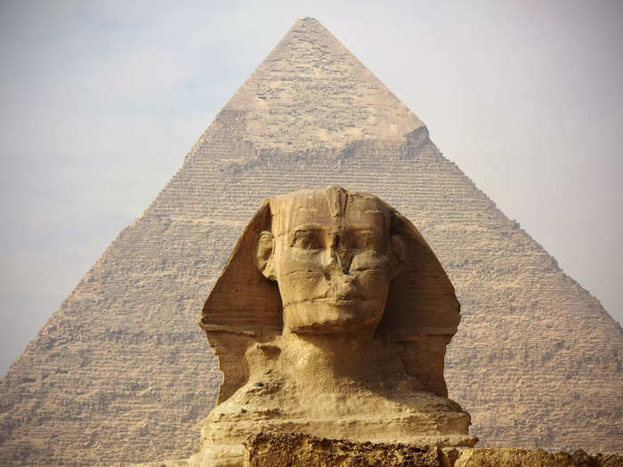 Pyramid of Khafre and the Great Sphinx, Egypt