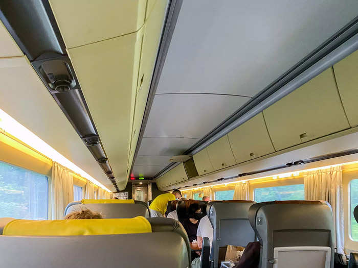 Like the Trenitalia cars, the Via Rail