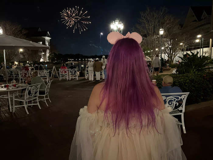 At night, the Grand Floridian is also a great place to watch the Magic Kingdom fireworks show.