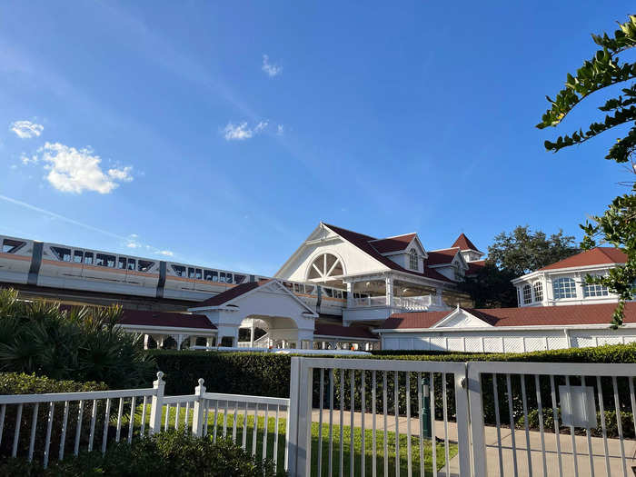 Guests at the pool can see the monorail pass by every couple of minutes.