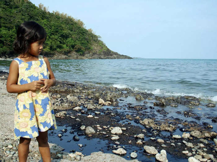 The Philippines has dealt with oil spills before. In 2006, a tanker sank off the coast of another island called Guimaras and spilled about 109,000 gallons of oil into the ocean. It was the worst spill in the country’s history.