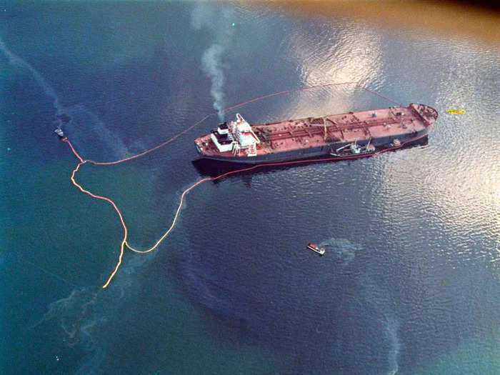 For comparison, the clean-up of the Exxon Valdez spill in 1989 — which was carrying 53 million gallons of oil — had $2 billion worth of funding and enlisted 10,000 workers. Only 7% of the spilled oil was recovered.