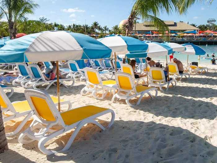 And in 2024, the cruise line will unveil an extension of the private island: Hideaway Beach, an adults only section with amenities like a pool and more private cabanas.