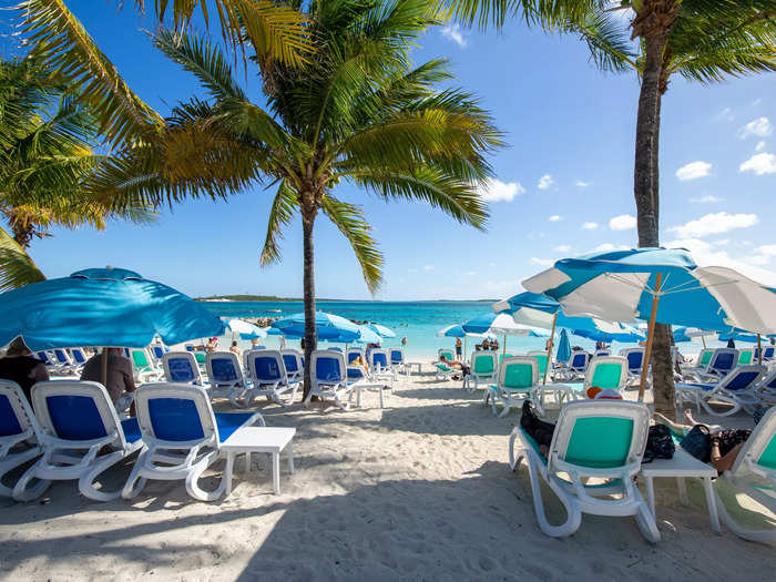 And while some amenities did feel like a theme park, overall, my afternoon on CocoCay was a surprisingly peaceful reprieve from life beyond the waters.