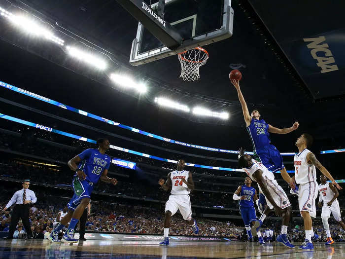 Florida Gulf Coast entered the history books in 2013.