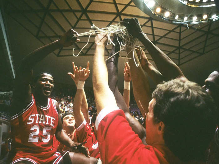 NC State had an ESPN 30-for-30 doc dedicated to them because of their NCAA exploits in 1983.