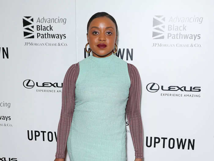 Brunson wore a sleek bodycon dress to the 2020 Lexus Uptown Honors Hollywood event.