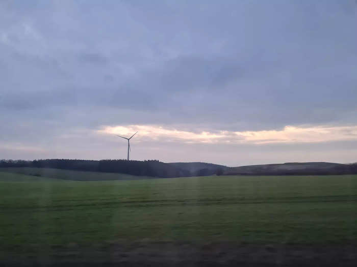 I got to enjoy views of the Luxembourg countryside during the first train journey, which took approximately 20 minutes.