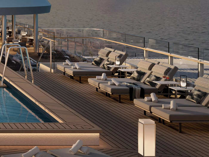 The cruise ship — which the brand affectionately calls a "superyacht" — won