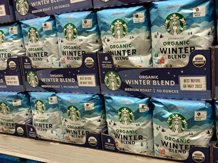 The Starbucks Winter Blend is a seasonal exclusive at Costco.