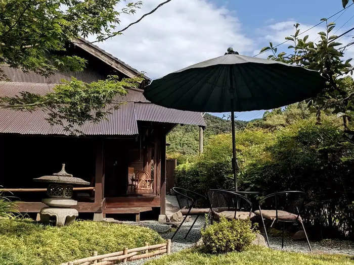 The guesthouse is situated between the major cities of Tokyo and Kyoto on the Tokaido Shinkansen line — one of the routes in Japan