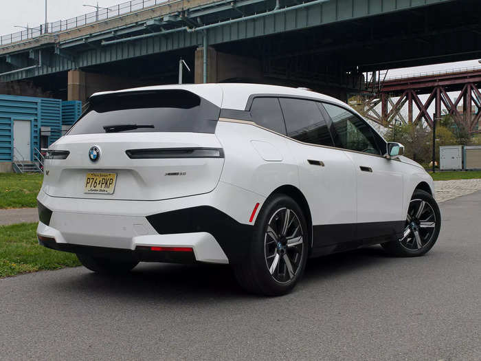 The 2022 iX xDrive50 I tested last year came out to around $96,000, with features that included a sporty appearance and an upgraded interior.