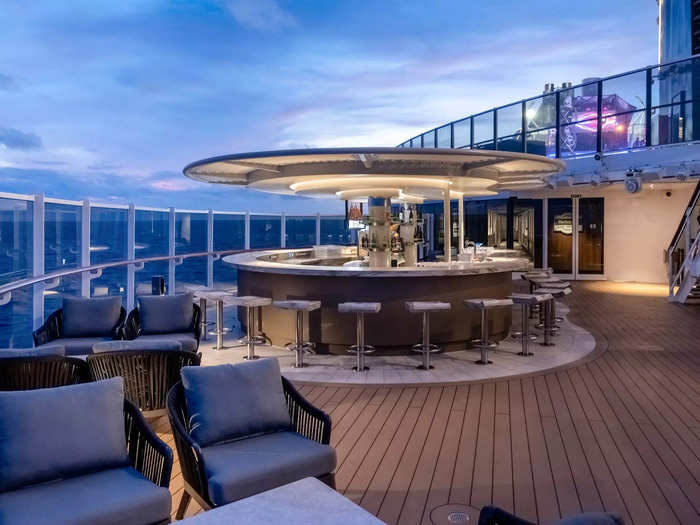 And one of its built-for-North America ships, the Seascape, was designed specifically for warm weathered vacations destinations like the Caribbeans, which has resulted in more outdoor spaces.