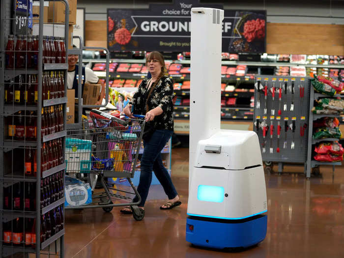 The company also tried aisle-roaming, inventory-scanning robots for about three years, but stopped using them in 2020.
