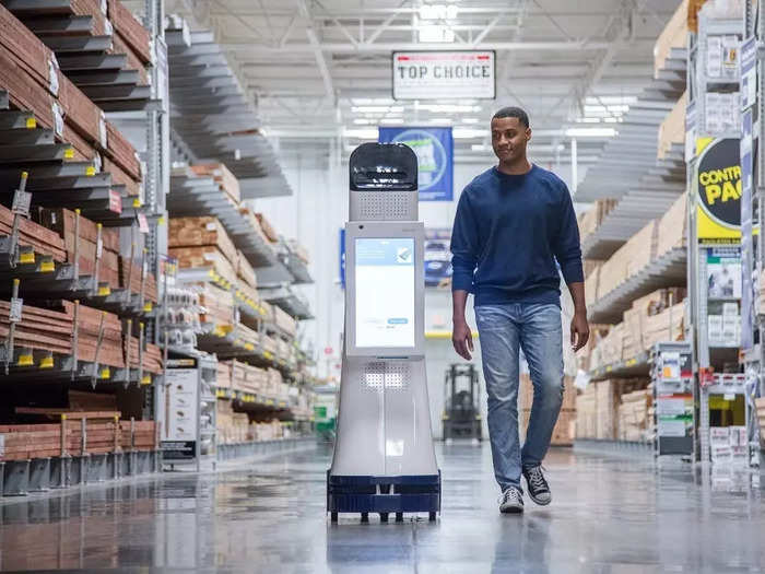 The home-improvement chain is no stranger to robotics. Years earlier, it deployed the "LoweBot."