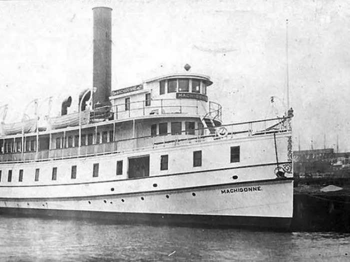 The boat went on to serve in both world wars. It was renamed the Machigonne in World War I.