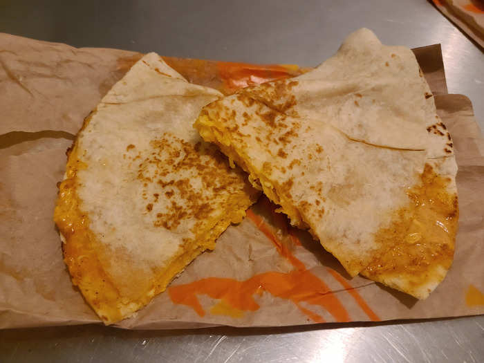 4. Cheese quesadilla