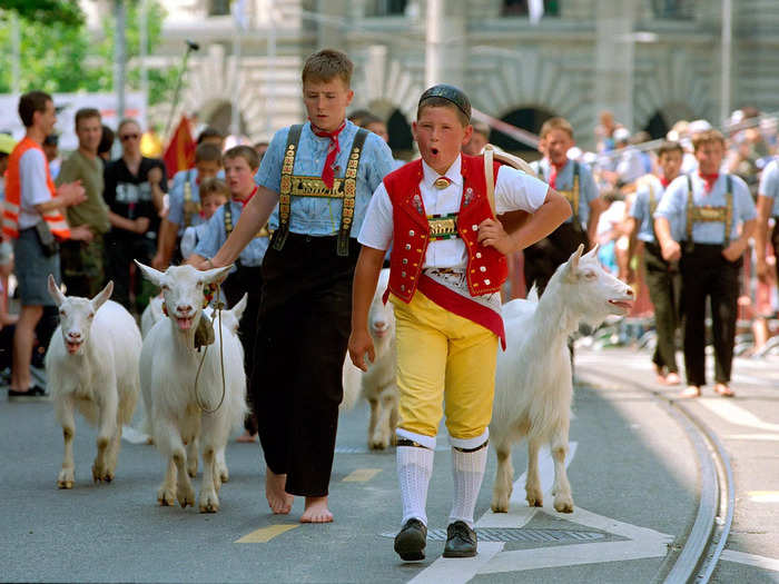 7. Yodeling in Switzerland