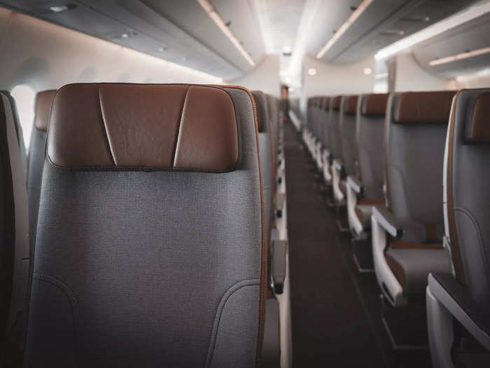 While business and first are nice, a majority of Starlux passengers will sit in the economy sections. According to the carrier, regular coach has a 3x3x3 layout with adjustable headrests, a 13-inch seatback screen, and power ports…