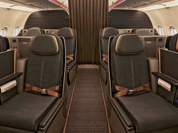 Starlux also flies the Airbus A330neo and the Airbus A321neo aircraft — the narrowbody plane being equipped with lie-flat business class seats.