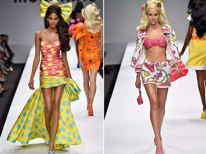 Years before the Barbiecore trend took over, Scott was inspired by the dolls for Moschino