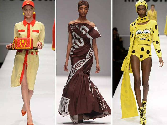 Jeremy Scott debuted his first runway collection with Moschino in 2014.