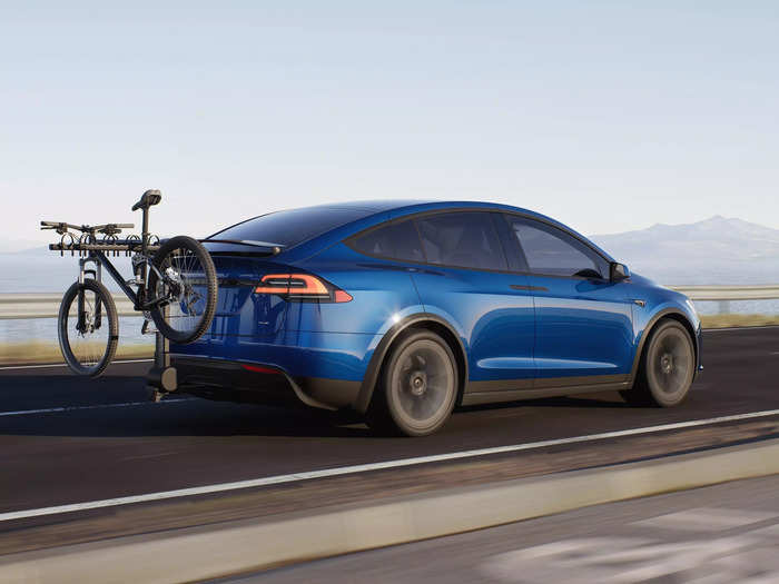 4. Tesla Model X: 348 miles