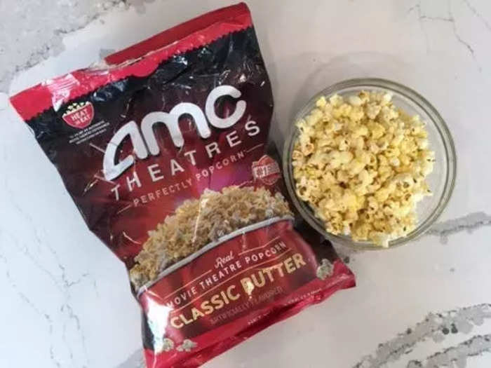 I preferred the classic butter ready-to-eat popcorn warmed up.