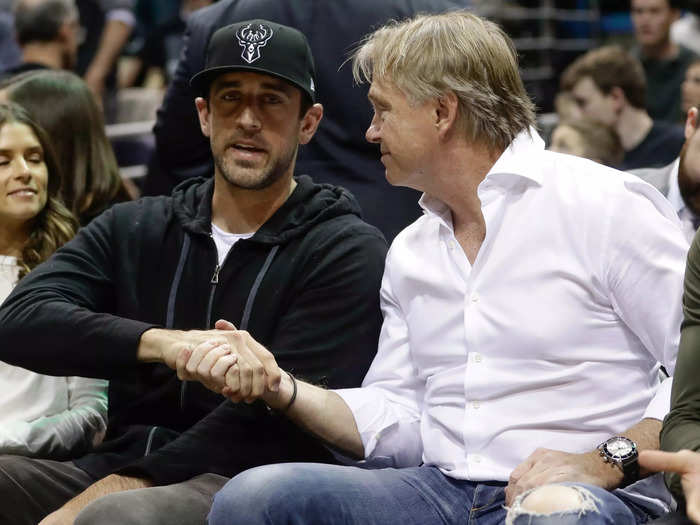 Rodgers, who is friends with Edens, is also a minority owner of the Milwaukee Bucks.