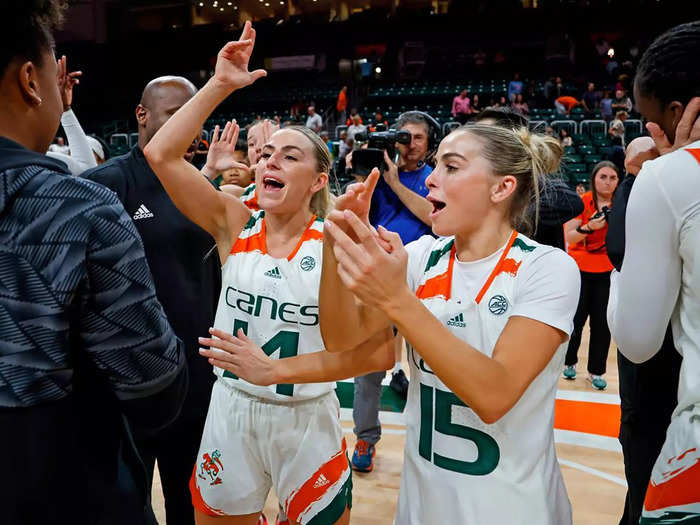 Haley and Hanna Cavinder are two of the biggest stars in college basketball.